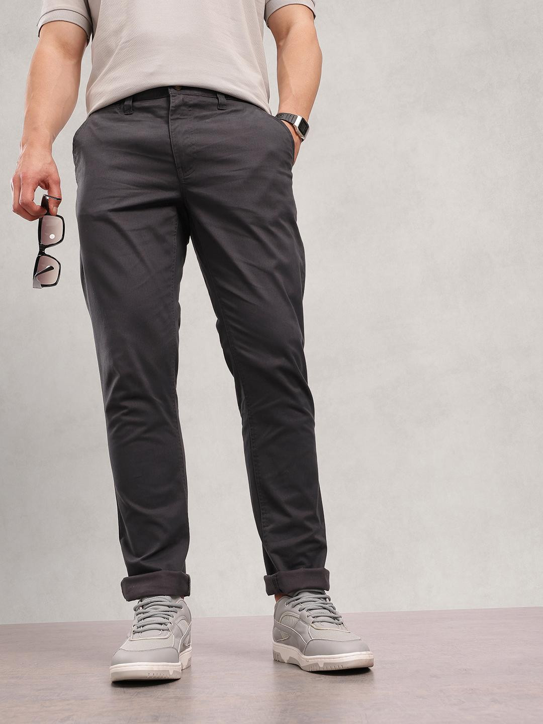 Men Regular fit Chino Trousers